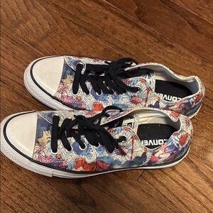 Converse Floral Canvas Sneakers